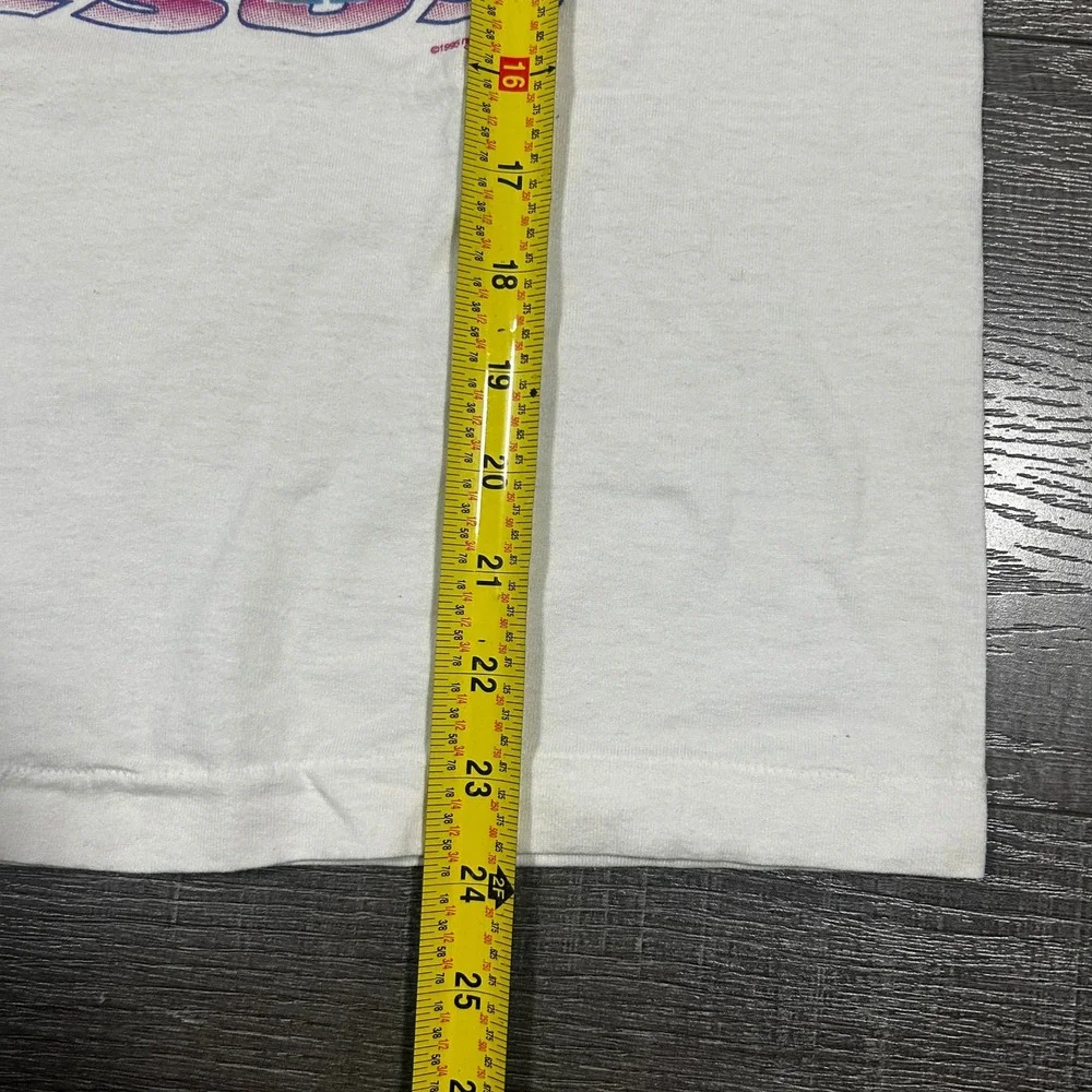 Vintage 1995 Fruit of the Loom Sing Unto The Lord Jesus Graphic Tee White Small